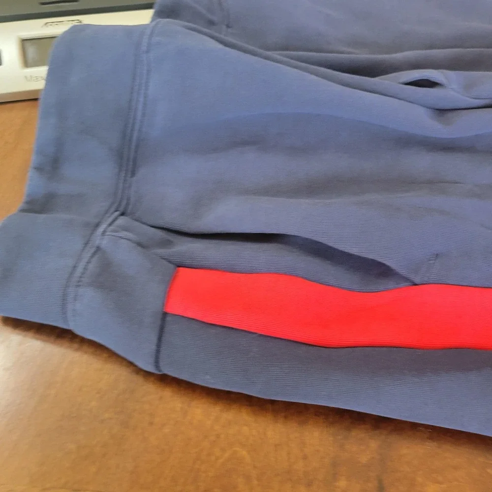 Polo Ralph Lauren USA 24 Refined Navy Double Knit Athletic Shorts Mens Size XXL